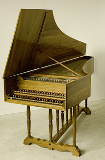 French XVII c. Harpsichord by Frank Hubbard: Click to enlarge