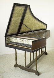 Flemish single-manual harpsichord after Hans Moermans - click for larger  image