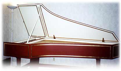 18th century French double-manual harpsichord after Taskin 